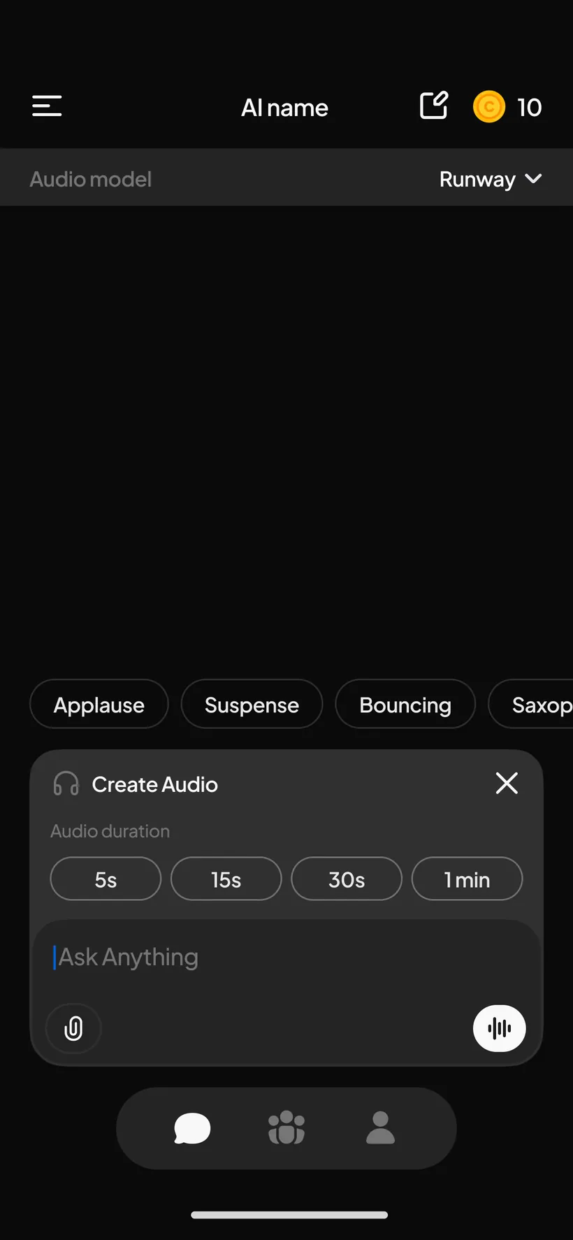 Generating audio from text